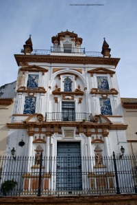 Fachada de la Iglesia de san Jorge, Hospital de la Caridad (Sevilla)