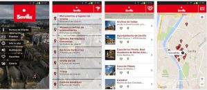 App móvil para visitar Sevilla. Información útil para el turismo