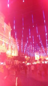 Plaza del Salvador de Sevilla iluminada por Navidad