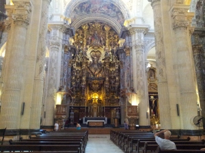 Interior de la Iglesia del Salvador